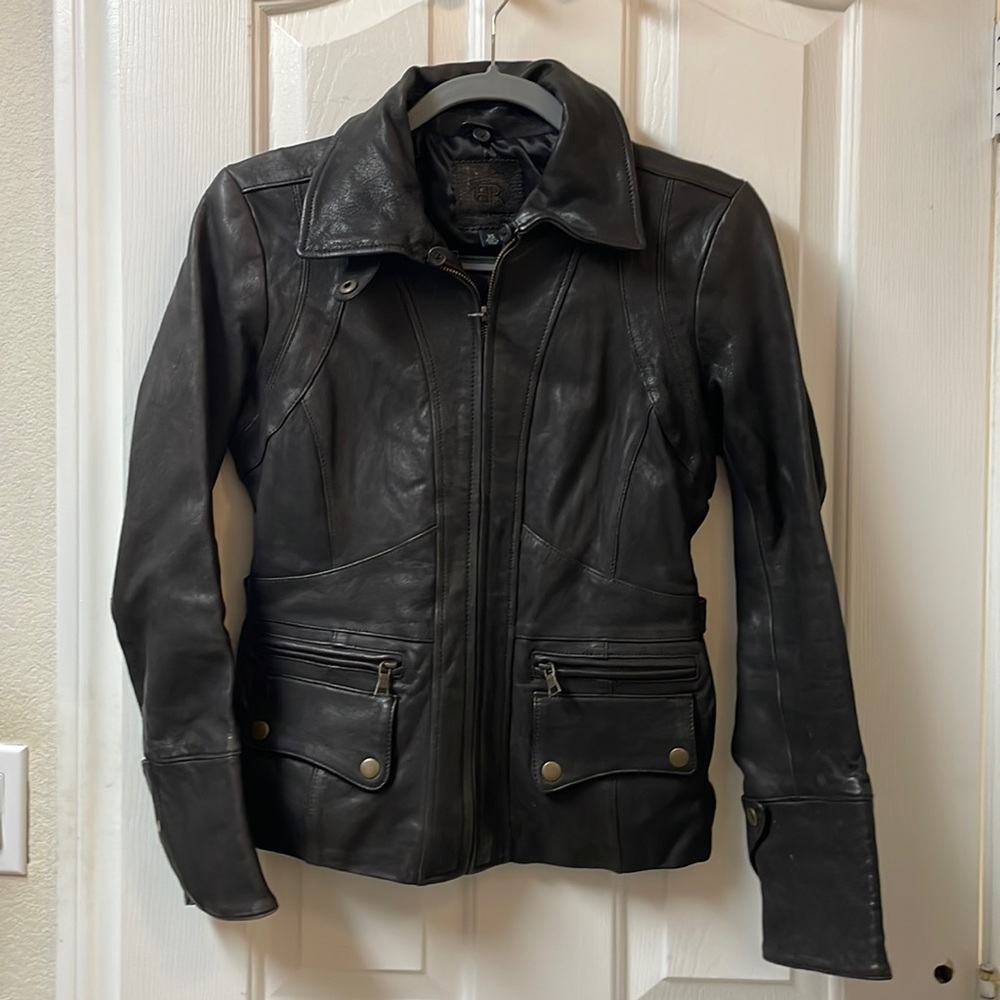 Banana Republic Leather jacket-XS